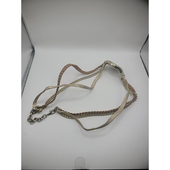 NY&C Wrap WristWatch Watch Womens Multi Strand Gold Tone Analog Jewelry Costume - Picture 14 of 14